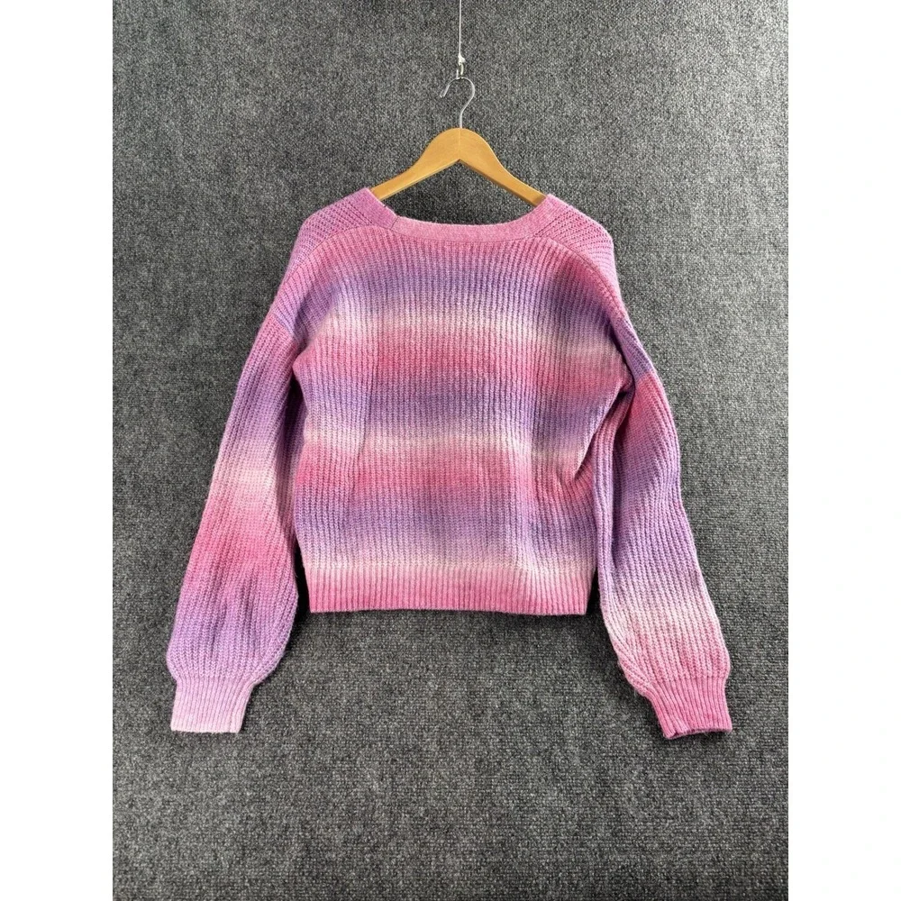 Wonder Nation Girls Pink And Purple Gradient Cardigan XXL